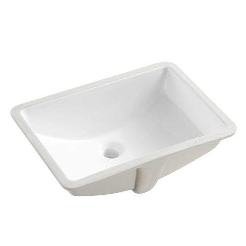 Virta 21" Rectangular Undermount Porcelain Sink
