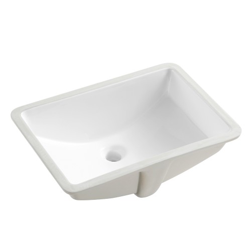 Virta 21" Square Undermount Porcelain Sink