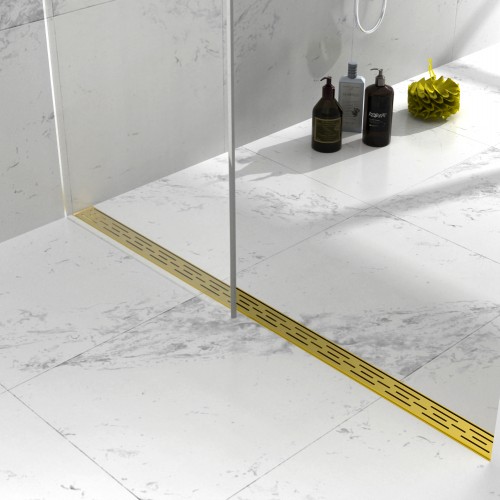 LUXE Linear Drains 3.19'' W Linear Grid Shower Drain - Wayfair Canada