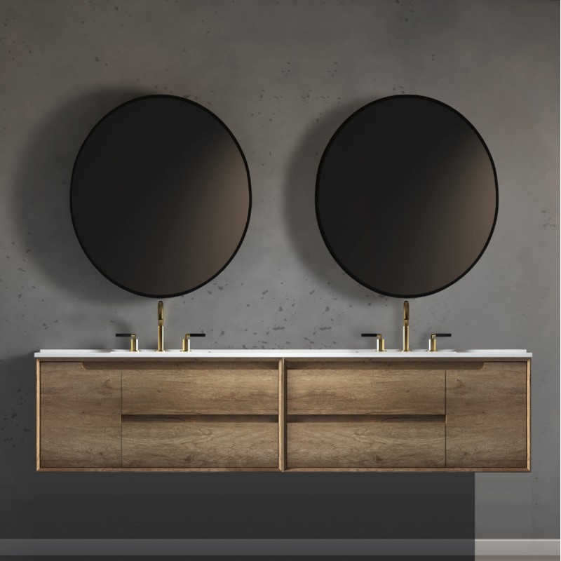 Ashley Wall Hung 85" Double Sink Vanity