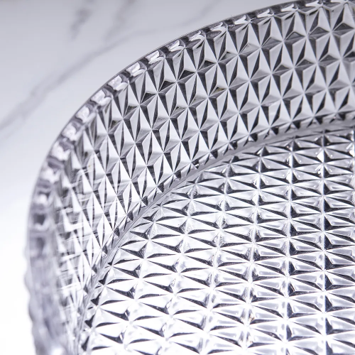 Virta 16" Round Top Mount Glass Sink