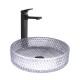 Virta 16&quot; Round Top Mount Glass Sink