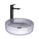 Virta 16" Round Top Mount Glass Sink