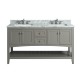 Sirena Floor Mount 72&quot; Double Sink Vanity