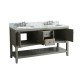 Sirena Floor Mount 72" Double Sink Vanity