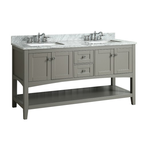 Sirena Floor Mount 72" Double Sink Vanity