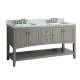 Sirena Floor Mount 72" Double Sink Vanity