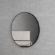 Virta 30&quot; Round Metal Framed Bathroom Mirror