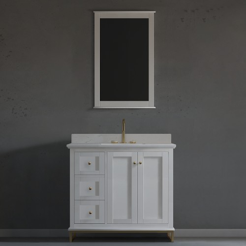 Yasmine Floor Mount 36” Single Sink Vanity – Freestanding Bathroom Vanities - Toronto, Canada | Virta Luxury Bathroom Furniture