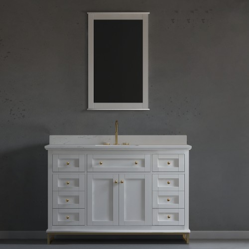 Yasmine Floor Mount 48” Single Sink Vanity – Freestanding Bathroom Vanities - Toronto, Canada | Virta Luxury Bathroom Furniture
