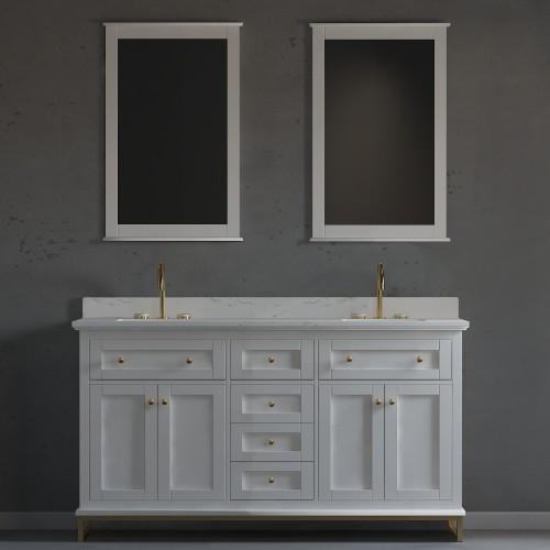 Yasmine Floor Mount 60” Double Sink Vanity – Freestanding Bathroom Vanities - Toronto, Canada | Virta Luxury Bathroom Furniture
