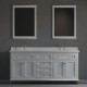 Yasmine Floor Mount 72" Double Sink Vanity