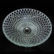 Virta 17" Round Top Mount Glass Sink with Mosaic Patterns