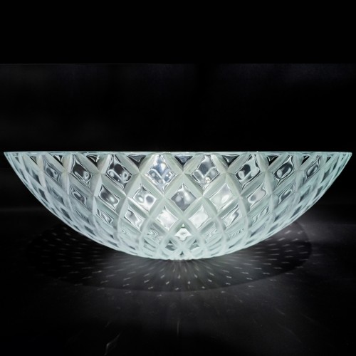 Virta 17" Round Top Mount Glass Sink with Mosaic Patterns