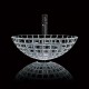 Virta 17&quot; Round Top Mount Glass Sink with Mosaic Patterns