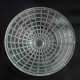 Virta 17" Round Top Mount Glass Sink with Mosaic Patterns