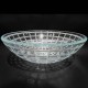 Virta 17" Round Top Mount Glass Sink with Mosaic Patterns