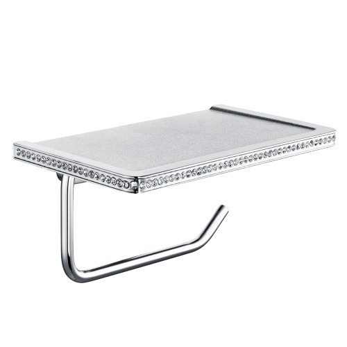 Diana Toilet Paper Holder with Shelf