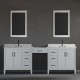 Essence Floor Mount 94&quot; Double Sink Vanity with Makeup Table