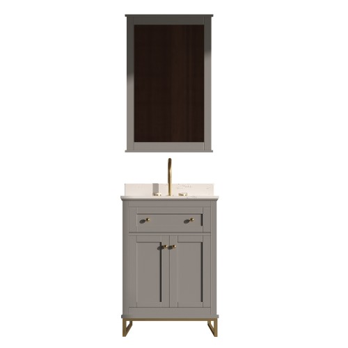 Yasmine Floor Mount 24” Single Sink Vanity – Freestanding Bathroom Vanities - Toronto, Canada | Virta Luxury Bathroom Furniture
