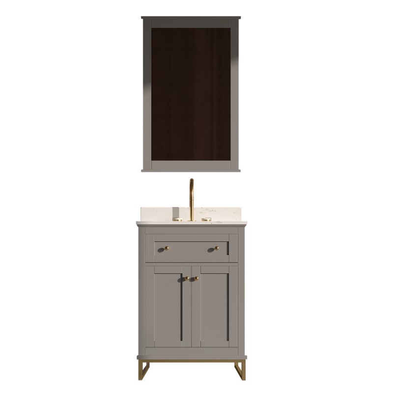 Yasmine Floor Mount 24” Single Sink Vanity – Freestanding Bathroom Vanities - Toronto, Canada | Virta Luxury Bathroom Furniture