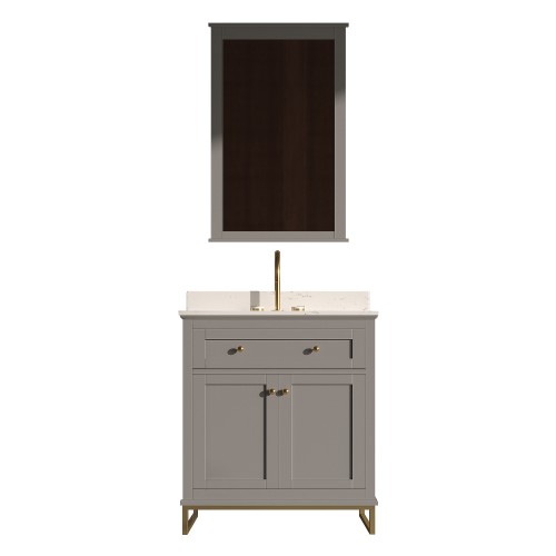 Yasmine Floor Mount 30” Single Sink Vanity – Freestanding Bathroom Vanities - Toronto, Canada | Virta Luxury Bathroom Furniture