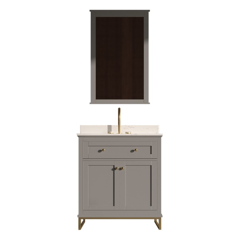 Yasmine Floor Mount 30” Single Sink Vanity – Freestanding Bathroom Vanities - Toronto, Canada | Virta Luxury Bathroom Furniture