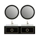 Sarah Wall Hung 60" Double Vessel Sink Vanity