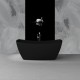 Venice Freestanding Acrylic 69" Tub - Black