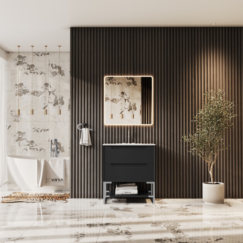 MIA Floor Mount 30" Single Sink Vanity