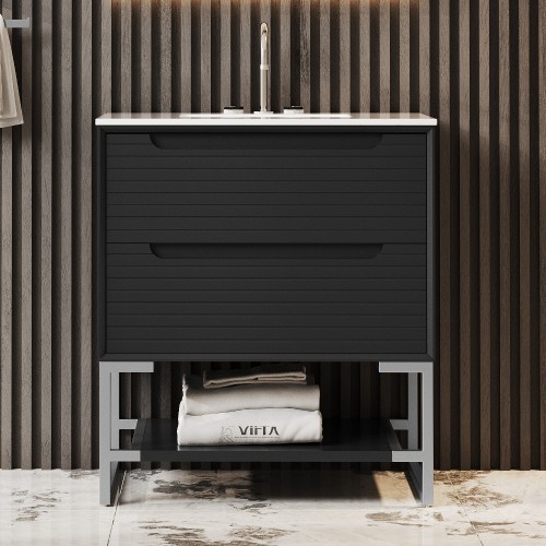 MIA Floor Mount 30" Single Sink Vanity