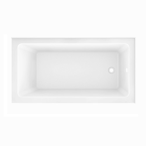 Calgary 60" Corner Acrylic Tub - White - Right