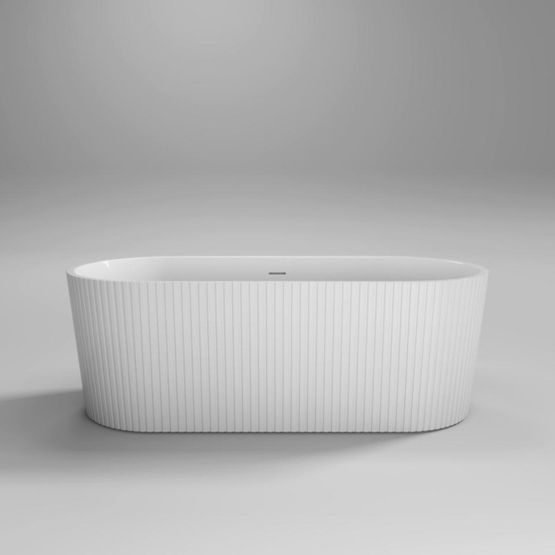 Keswick Freestanding Acrylic 63" Tub - White