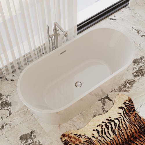 Barcelona Freestanding Acrylic 55” Tub - Bathtubs - Toronto, Canada | Virta Luxury Bathroom Furniture