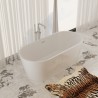 Barcelona Freestanding Acrylic 59” Tub - Bathtubs White - Toronto, Canada | Virta Luxury Bathroom Furniture
