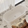 Barcelona Freestanding Acrylic 59” Tub - Bathtubs White - Toronto, Canada | Virta Luxury Bathroom Furniture