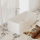Cantata Freestanding Solid Surface Stone 67&quot; Tub