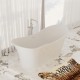 Harp Freestanding Solid Surface Stone 69" Tub