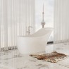 Soprano Freestanding Solid Surface Stone 66” Tub - Bathtubs - Toronto, Canada | Virta Luxury Bathroom Furniture