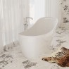 Soprano Freestanding Solid Surface Stone 66” Tub - Bathtubs - Toronto, Canada | Virta Luxury Bathroom Furniture