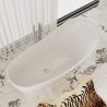 Soprano Freestanding Solid Surface Stone 66” Tub - Bathtubs - Toronto, Canada | Virta Luxury Bathroom Furniture