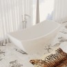 Viola Freestanding Solid Surface Stone 67" Tub