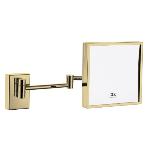 Virta 8" Square Wall Mount Makeup Mirror