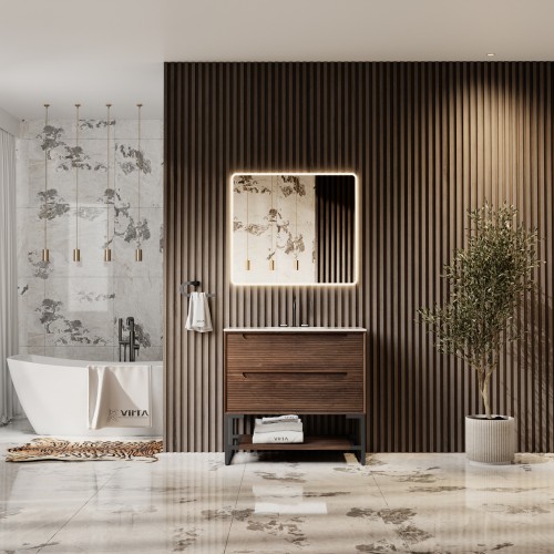 SIA Floor Mount 36" Single Sink Vanity