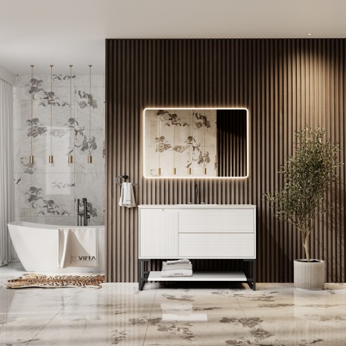 SIA Floor Mount 48" Single Sink Vanity