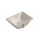 Virta 21" Square Undermount Porcelain Sink
