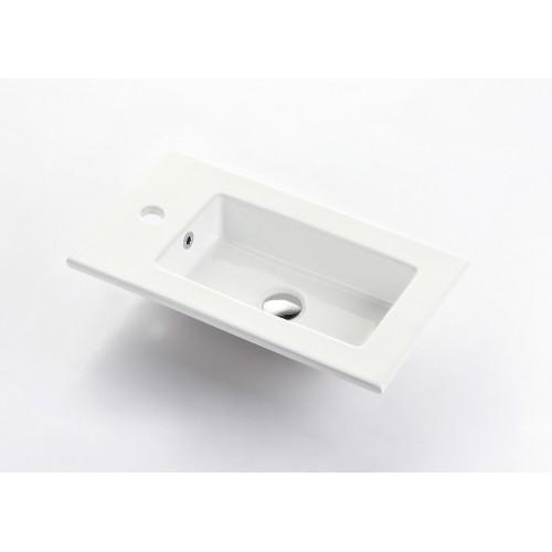 Virta 22" Porcelain Countertop with Faucet hole on Side