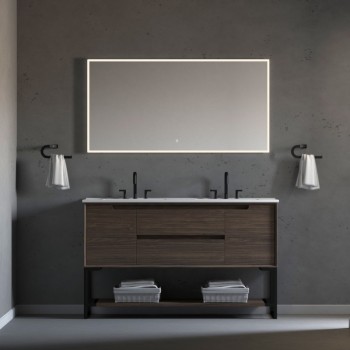 Ashley Floor Mount 60” Double Sink Vanity – Freestanding Bathroom Vanities - Toronto, Canada | Virta Luxury Bathroom Furniture