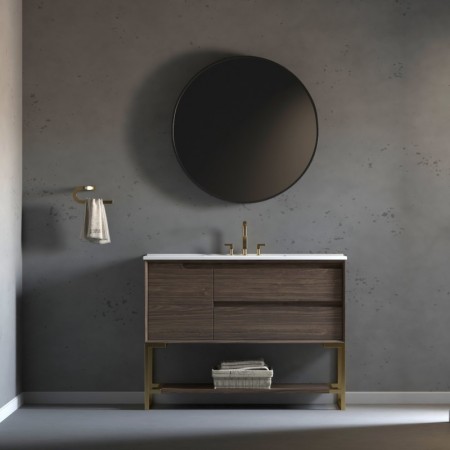 Ashley Floor Mount 48” Single Sink Vanity – Freestanding Bathroom Vanities - Toronto, Canada | Virta Luxury Bathroom Furniture