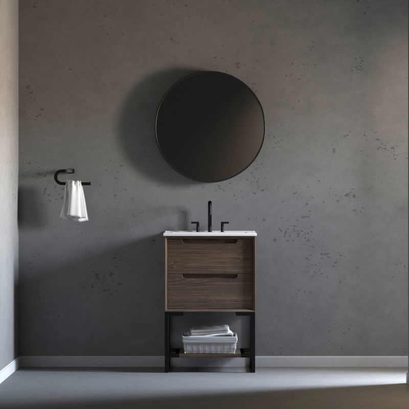 Ashley Floor Mount 24” Single Sink Vanity – Freestanding Bathroom Vanities - Toronto, Canada | Virta Luxury Bathroom Furniture